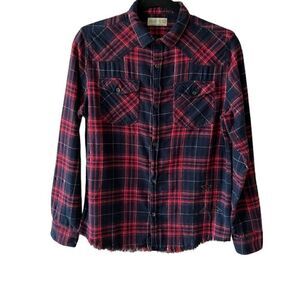 Zara Boys Plaid Shirt 13 14 Western Cowboy Outdoor  Lumberjack Elevated Indie